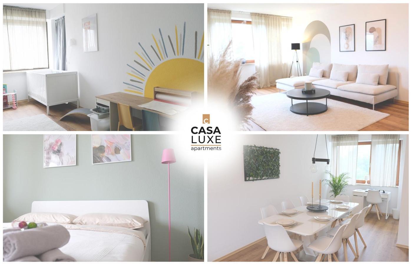 Casa Luxe - 120Qm - Zentral - Familienfreundlich - Parkplatz - 5Km Zum Legoland Apartamento Günzburg Exterior foto